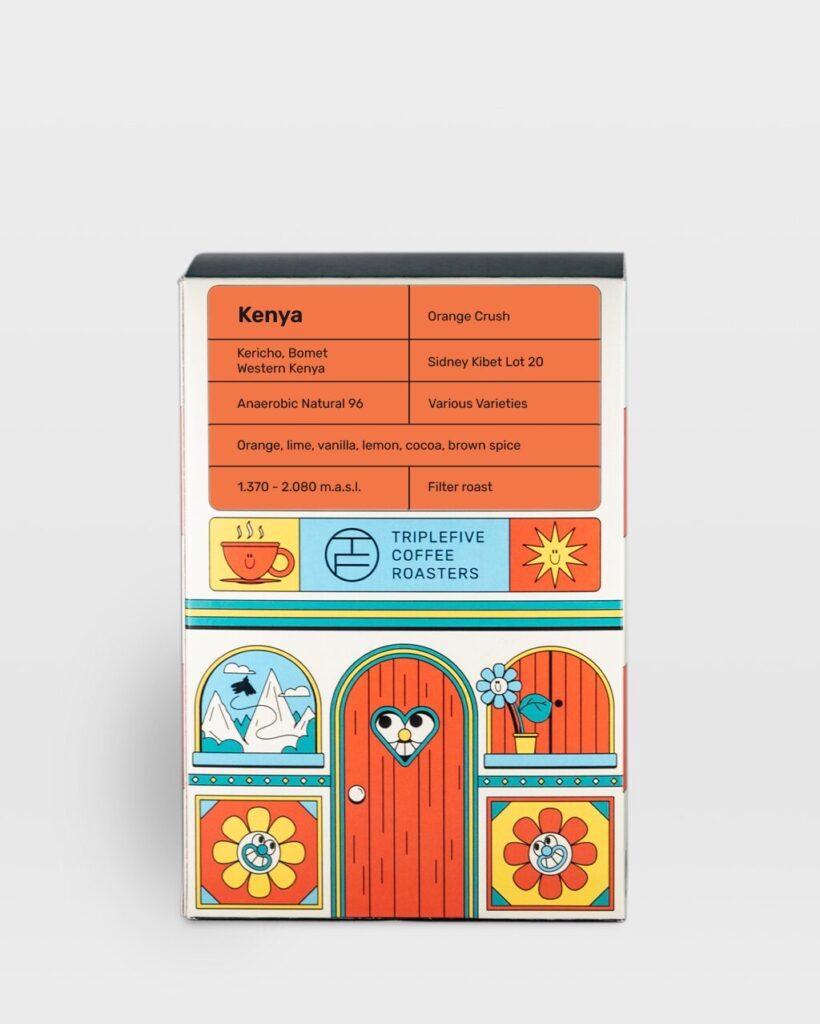 Krabička kávy Keňa Orange Crush