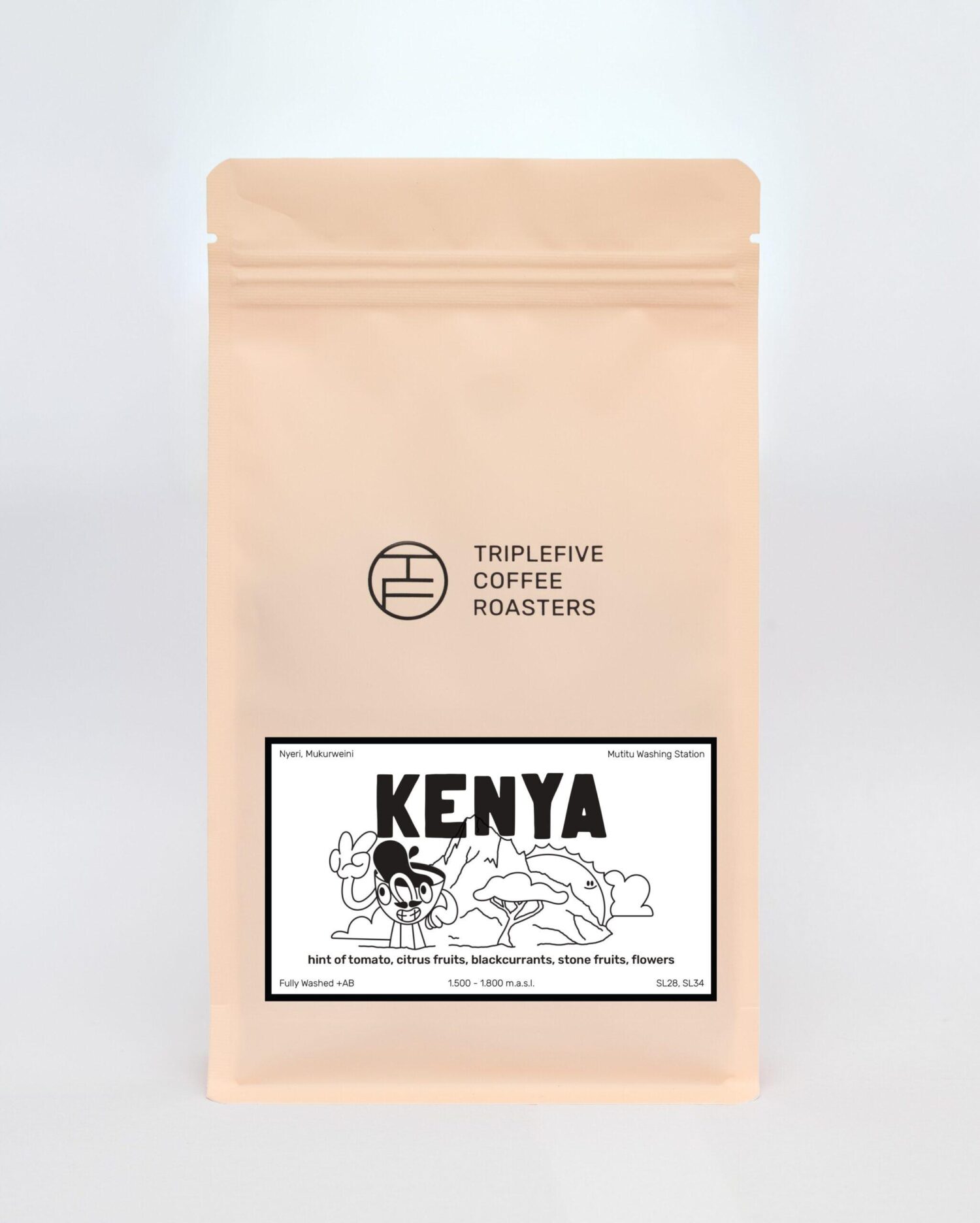 Balíček zrnkovej kávy Kenya Mutitu